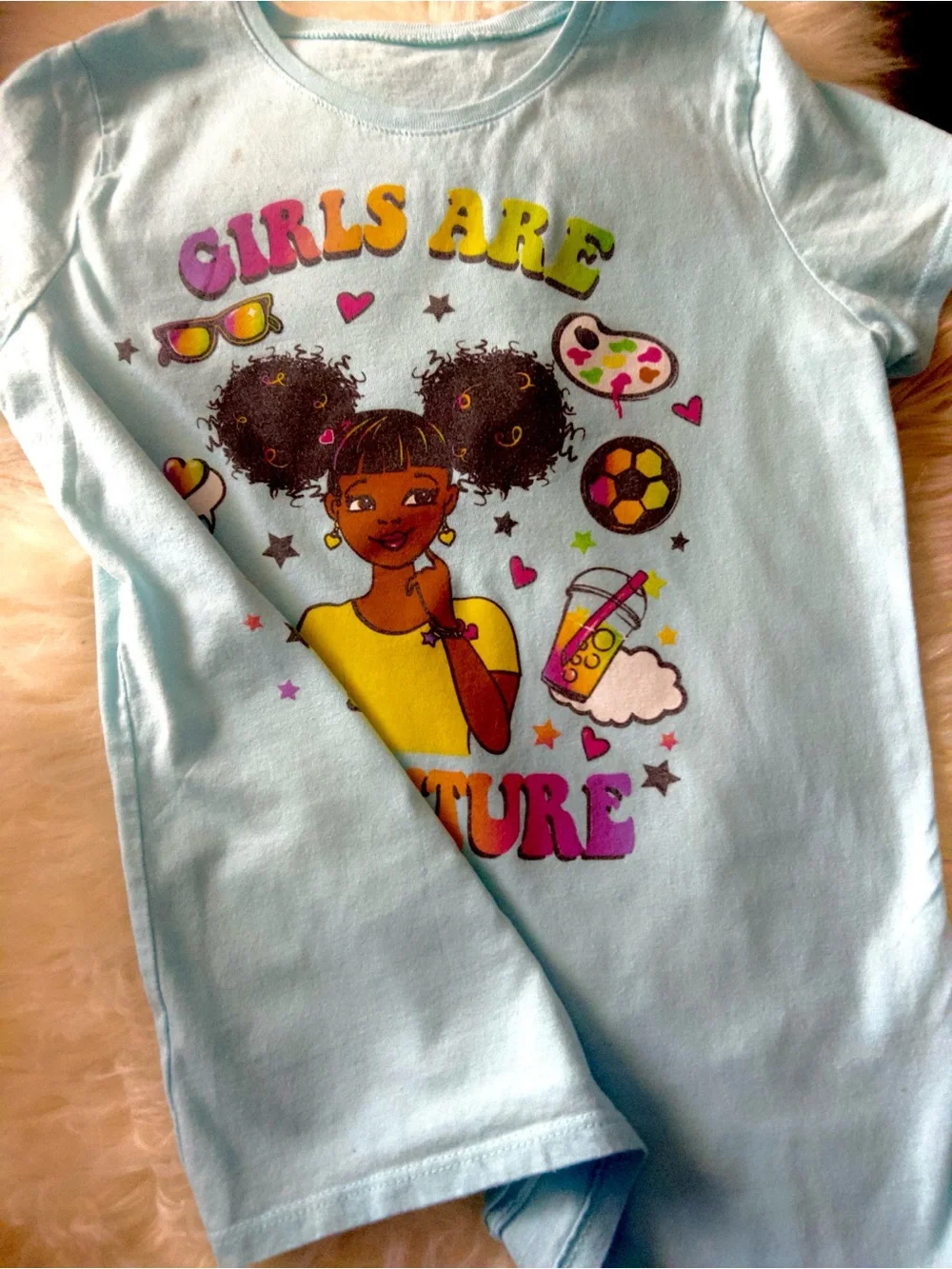 The Children's Place Light Blue 'Girls Are The Future' Graphic Tee